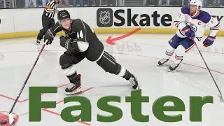 NHL 24 how to skate faster.