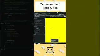 Text animatiion in HTML & CSS #short #programming