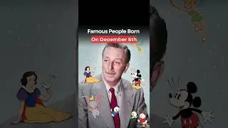Famous People Born On December 5th  #history #facts #famouspeople
