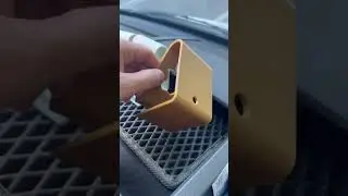 3D печать PLA пластик в салоне авто тест на солнце