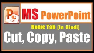 Cut Copy Paste in Home tab
