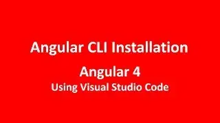 How to install Angular 4 by cmd