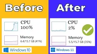 How to Fix 100% CPU Usage Windows 11 | CPU usage 100 | How To Fix High RAM/Memory/CPU/DISK Usage