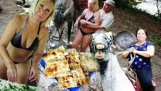 Holidays with friends in nature /// Field cuisine /// Horseback riding.