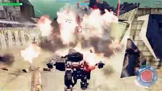 War Robots Dead CIty with Enhanced Graphics. War Robots PC Beta#4