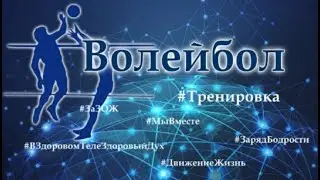 Волейбол дома.  Тренировка