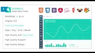 Adminca - Responsive Bootstrap 4 & 3 Angular 4 Admin Dashboard  | Themeforest Download
