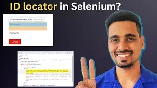 Id locator in Selenium Webdriver | locators in Selenium Webdriver | Selenium id locator | Demo