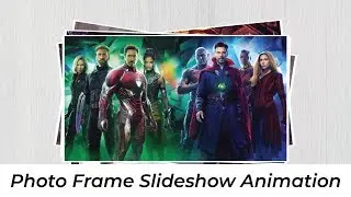 Photo Frame Slideshow Animation In After Effects | Adobe After Effects Tutorials