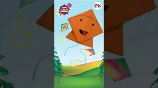 Celebrate Makar Sankranti with Origami Kite Craft | DIY Paper Kite Tutorial #kidscraft #shortvideos