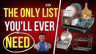 Top Best Cheap Dish Drying Rack 2023 - Large, Over the Sink & Folding