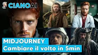 Midjourney - Sostituire un volto in 5 minuti!