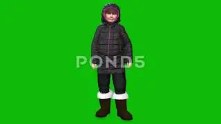 Green Screen Girl Crying Animation