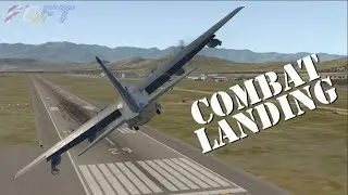 X Plane - Combat Landing C-130