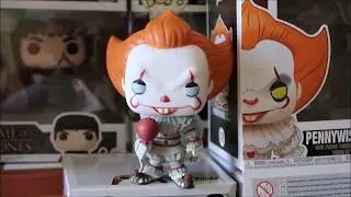 FUNKO POP PENNYWISE THE CLOWN FROM IT HOT TOPICS EXCLUSIVE VINYL FIGURE REVIEW UNBOXED