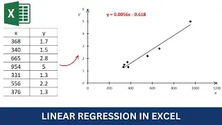 How to Perform Linear Regression Analysis in Excel