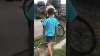 Прокачали велик соседу😁