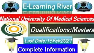 National University Of Medical SciencesJobs 2021