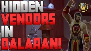 World of Warcraft: Hidden Vendors In Dalaran | How-to Get New Transmogs, Professions Items, Etc!