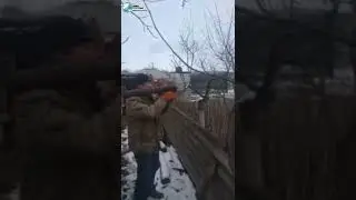 Somewhere in Ukraine: a deadly homemade grenade launcher 💥