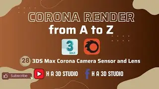 28 3DS Max Corona Camera Sensor and Lens