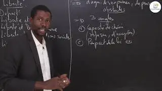 Course - Final Year - Philosophy: Freedom / Mr. Kanté