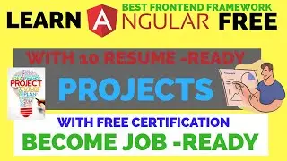 Learn Angular Free With Resume Ready 10 Projects | Free Angular Certification