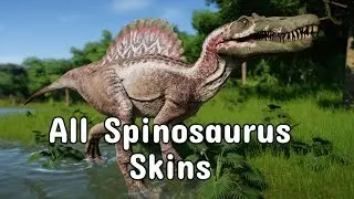 Jurassic World Evolution- All Spinosaurus Skin Patterns