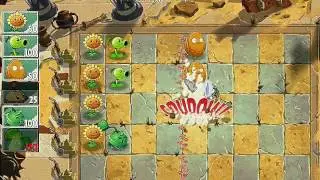 Plants vs Zombies 2 - Walkthrough - Ancient Egypt - Day 2 - Second Star