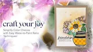 LIVE Replay: Simplify Color Choices with Water-to-Paint Ratio Techniques and Tonic Watercolors
