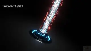 Hard surface modeling machine + vfx beam blender 2.90.1