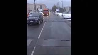 Idiots on the roads of St  Petersburg №1! CAR CRASH! Dash cam! #shorts