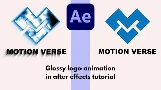 Glossy logo animation in after effects tutorial