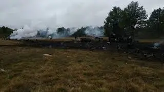 Авария самолёта Миг-31 (Место крушения) - The accident of the MiG-31 (crash site)