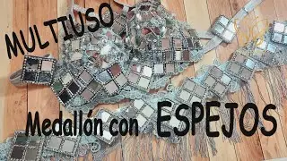 DIY Medallón de Espejos Multiuso / DIY Multipurpose Mirror Medallion