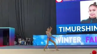 Malika Timurshina hoop Winter Fairytale 2024