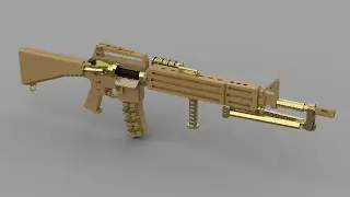 Custom Lego Gun MOC: Colt LMG (Livestream Build Pt.1)