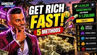5 BEST Ways To Make Money FAST in Gangstar Mirage City! 💰🔥