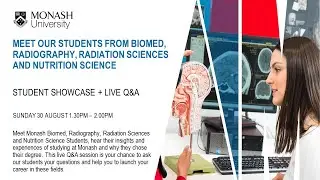 Meet our students from Biomed, Radiography, Radiation Sciences and Nutrition Science
