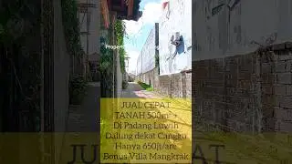 Dijual harga Tanah saja, bonus villanya