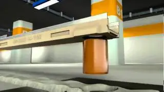 Водоотвод на паркингах при помощи низких каналов.flv