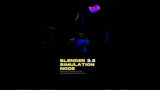 Blood  Simulation using Blender3.5 Simulation Node😲