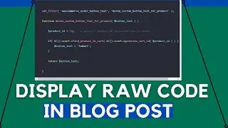 Display Raw Programming Code in WordPress Blogs (Frontend) | SyntaxHighlighter Evolved