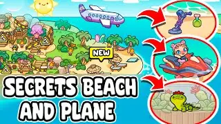 😱👉NEW BEACH WITH SECRETS AND NEW AIRPLANE AT THE PAZU AVATAR WORLD AIRPORT NEW UPDATE