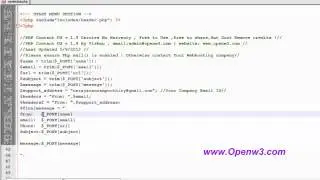 How to Simple PHP Mail Function Contact Us Page PHP Mail Script PHP Based Email Contact Form