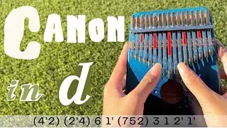 [CC-TABS] Canon in D | tutorial kalimba cover 17 keys