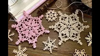 SNOWFLAKE crochet. MK./SNOWFLAKE crochet.
