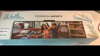 Using ZooM on FB Facebook Meta Portal TV Big Screen Smart Video Group Calling Your TV 899-00081-02