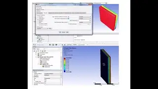 CFD Simulations on convection heat transfer & heat flux to the wall in Fluent & Steady State thermal
