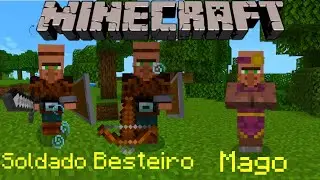 🔥ADDON QUE ADICIONA NOVOS TIPOS DE VILLAGERS-MCPE 1.18 e 1.19